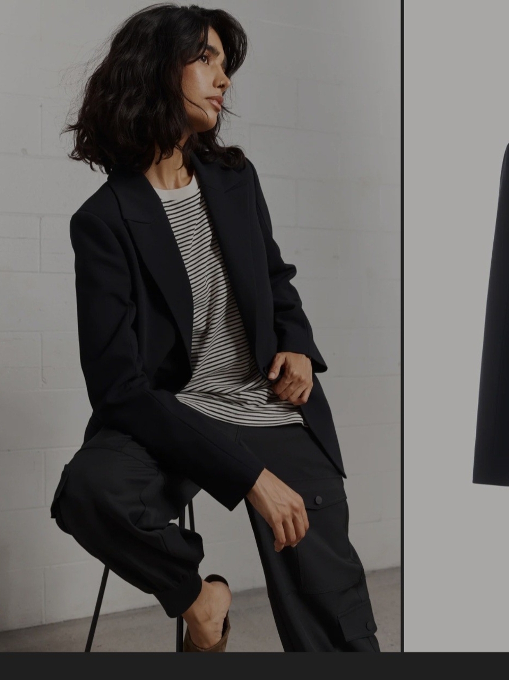 Nwt Joelle Collection Women's Black Tailored Blazer - Classic Sophistication